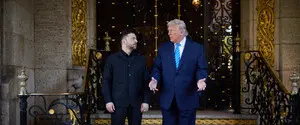 В Давосе началась встреча Зеленского и Трампа