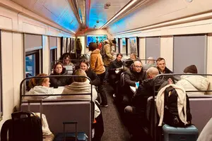 В Холме открыли пункт обогрева для украинских пассажиров