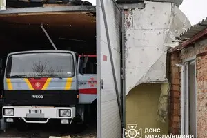 Росіяни пошкодили пожежно-рятувальну частину в ще одній області
