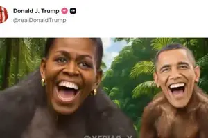 Трамп опубликовал расистское видео с Обамами — и после волны критики удалил