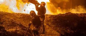Атакуя Одессу, россияне ударили дронами по железной дороге, вспыхнула цистерна с горючим — ОВА