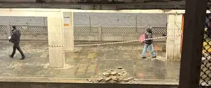 На одной из станций метро в Киеве обвалился потолок. В КГГА называли причину