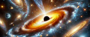 Космическая нарушительница: черная дыра растет со скоростью, которая в 13 раз превышает «предел»
