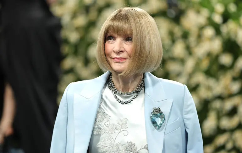 Организатор Met Gala и бывший главный редактор журнала Vogue Анна Винтур.