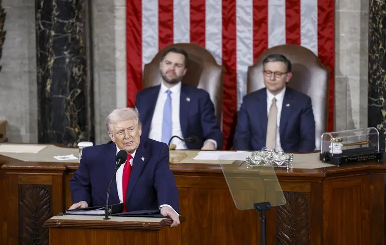 Трамп, виступаючи в Конгресі США, лише побіжно згадав про війну РФ проти України — CNN