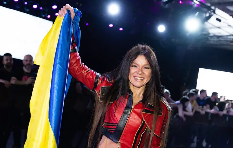 Украинская певица Руслана Лыжичко.