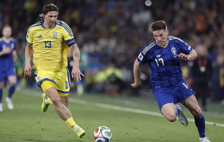 Збірна України без шансів програла Швеції і залишилася без ЧС-2026