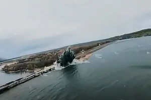 В ВСУ обнародовали момент атаки на дамбу Печенежского водохранилища