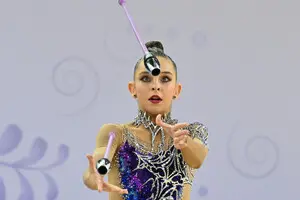 Российская гимнастка избежала реального наказания за неуважение к флагу Украины