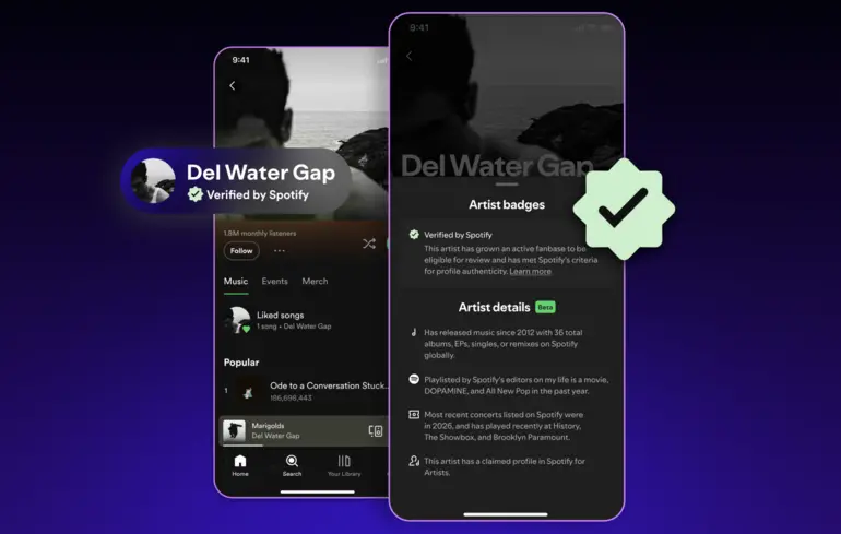 Верифікований акаунти у Spotify.