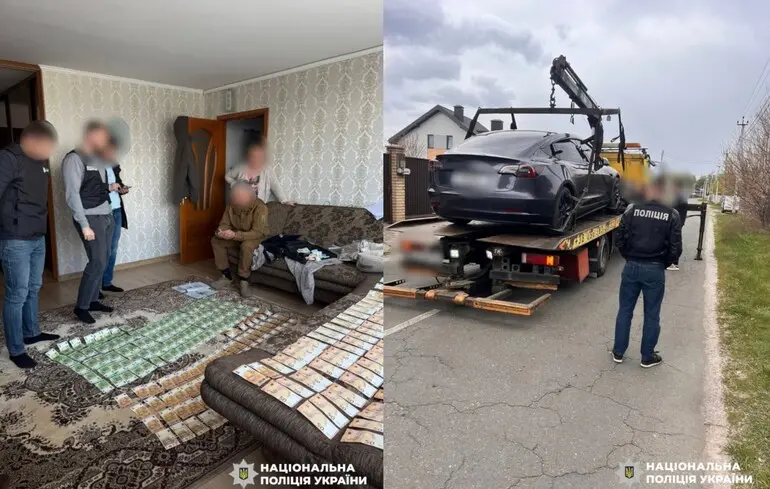 Вилучені гроші та автомобілі: Нацполіція провела понад сорок обшуків у посадовців ТЦК