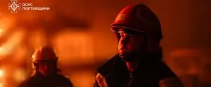 Россияне во время ночной атаки убили двух спасателей в Полтавской области, еще 23 — травмировались