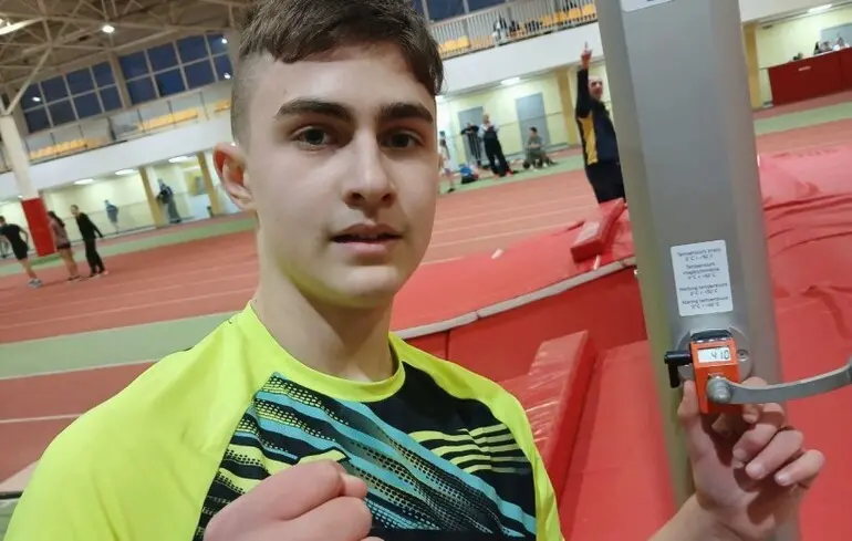 13-летний украинский легкоатлет установил новый мировой рекорд в Болгарии