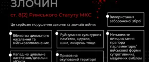 В Украине создано Управление документирования военных преступлений в условиях боевых действий