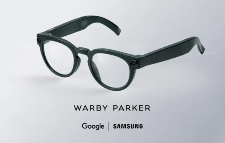 Дизайн очков Warby Parker с искусственным интеллектом от Samsung и Google.