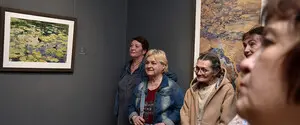 В Киеве открыли выставку картин Алексея Шовкуненко, которые чудом не похитили россияне из Херсона
