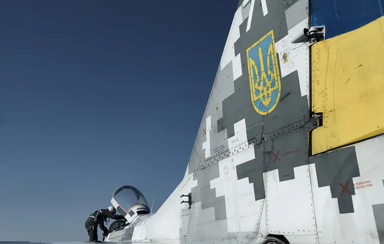Пілот МіГ-29 показав кадри пуску ракет по реактивних "Шахедах"