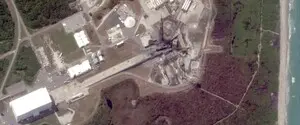 Руйнування від вибуху ракети Blue Origin видно з космосу