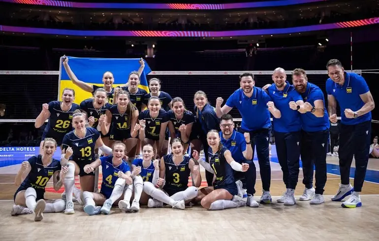 Збірна України з волейболу здобула історичну перемогу в Канаді