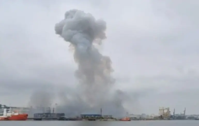 В румынском порту Констанца взорвался морской дрон