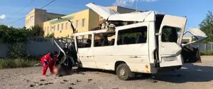 Оккупанты атаковали беспилотником пригород Запорожья: погиб водитель маршрутного микроавтобуса