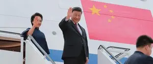 Си Цзиньпин прибыл в Северную Корею для встречи с Ким Чен Ыном
