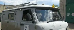 Россияне попали дроном в автомобиль энергетиков в Харьковской области
