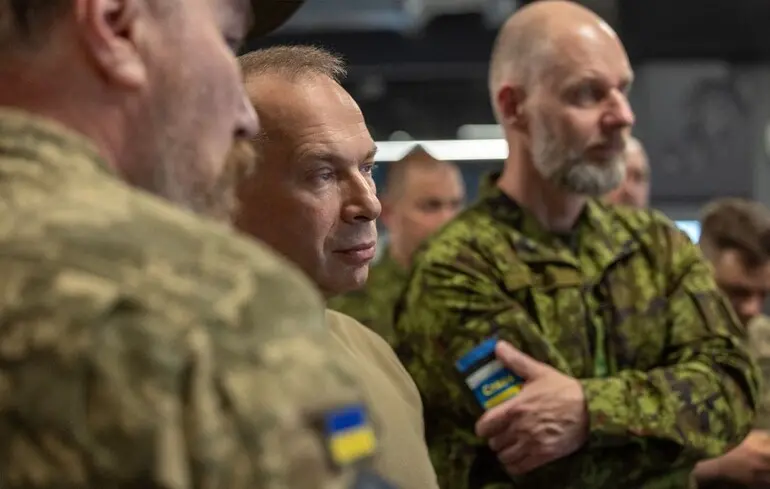 Главком Силами обороны Эстонии вместе с Сырским побывал на передовой в Украине