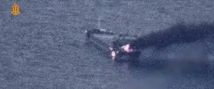 РФ атаковала дроном иностранное судно: возник масштабный пожар, есть потери