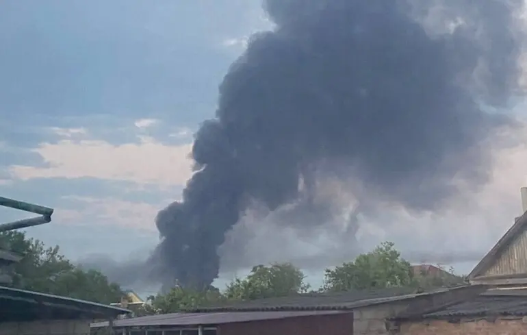 Атака українських дронів на Краснодарський край: спалахнула пожежа на «Полтавській нафтобазі»