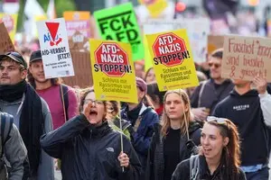 Партия выступает за прекращение помощи Украине: в Германии прошли протесты против AfD — Reuters