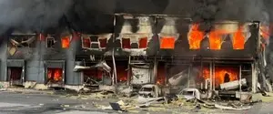 В Кривом Роге россияне уничтожили логистический терминал