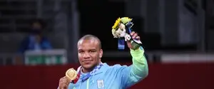 Украинский борец Беленюк уверенно выиграл свой дебютный бой в MMA
