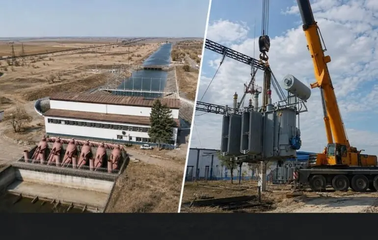 Окупанти розбирають обладнання Північно-Кримського каналу в надії відновити енергопостачання в Криму
