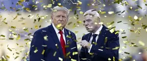 Награждение Испании на ЧМ-2026: Трамп вынес трофей и не хотел уходить с пьедестала