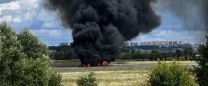 В Московской области разбился новейший российский истребитель