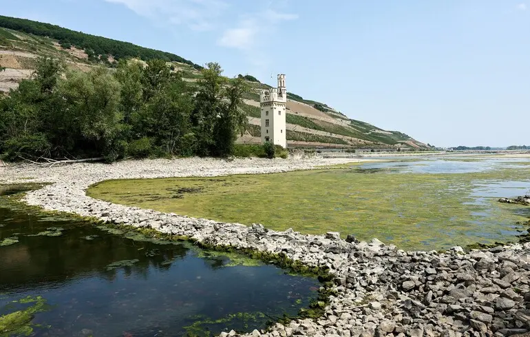 Річки Європи опустилися до історичних мінімумів: посуха загрожує судноплавству та енергетиці