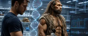 Неандертальцы передали современным людям ген, который помогает наращивать больше мышечной массы