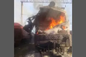Реактивный дрон атаковал пассажирский поезд в Одесской области, есть погибшие