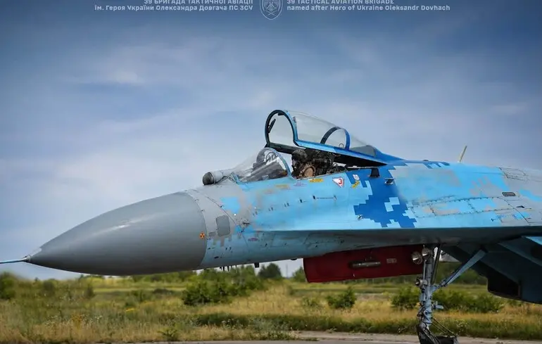 Український Су-27 атакував командний пункт росіян та знищив операторів дронів 