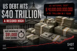 91 тысяча долларов каждую секунду: госдолг США растет рекордными темпами