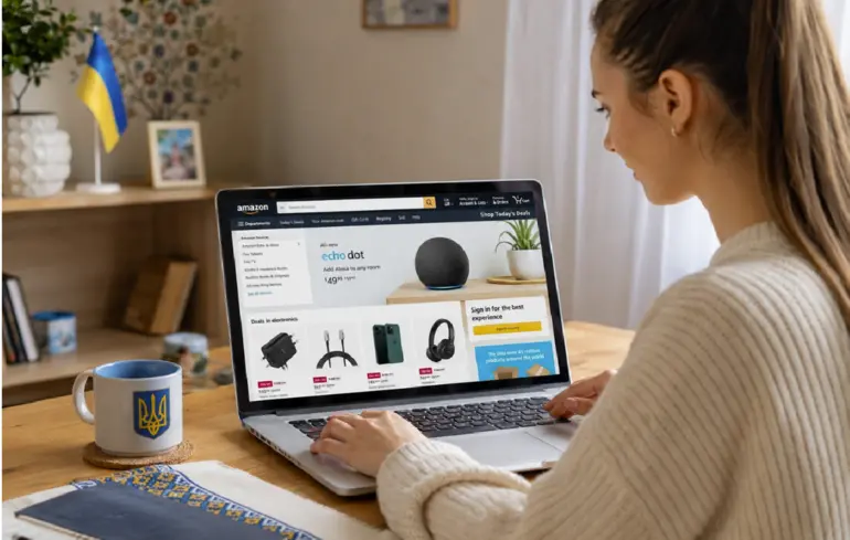 Как покупать на Amazon из Украины: пошаговая инструкция в 2026 году