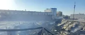 В Мелитополе дроны атаковали склады оккупантов на территории бывшего 