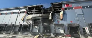 Удар по Одесской области: оккупанты вновь атаковали почтовый терминал, вспыхнул пожар
