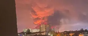 В Сочи полыхает нефтебаза и дивизион ППО: видео