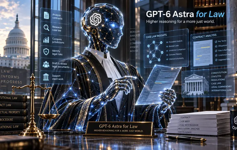 OpenAI запустила GPT-6 Astra for Law для юристів і юридичних компаній