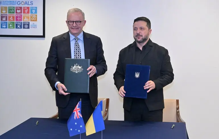 Австралія надасть Україні ще $60 млн: країни підписали десятирічну безпекову угоду