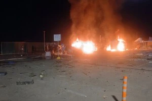 Російський дрон влучив у ринок «Столичний» під Києвом: є жертви