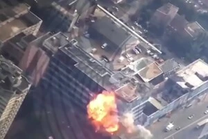 Росіяни зняли удар по БЦ 