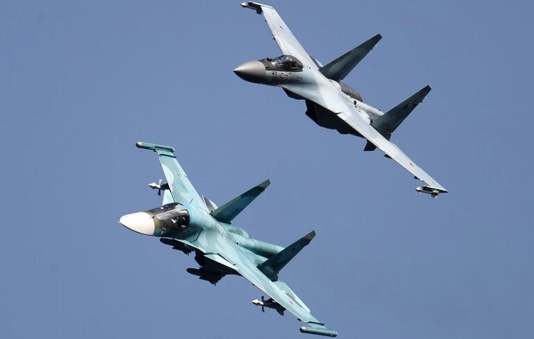 Дрони СБУ пошкодили винищувачі Су-34 та Су-35 на аеродромі в Адигеї